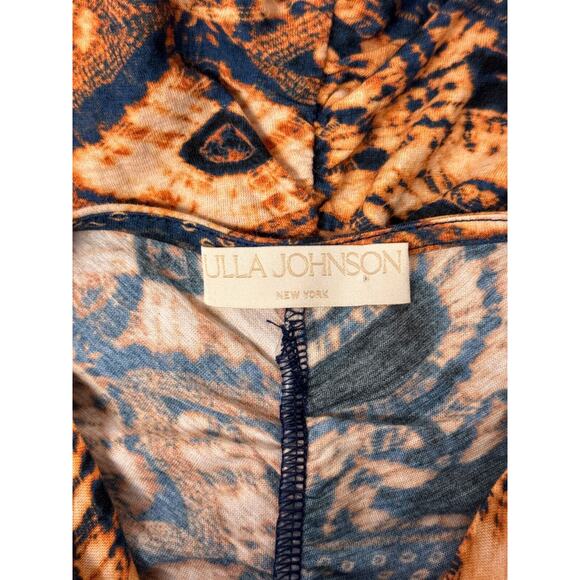 Ulla Johnson Geometric Print Blouse - Black, Brown, Blue - Picture 7 of 8